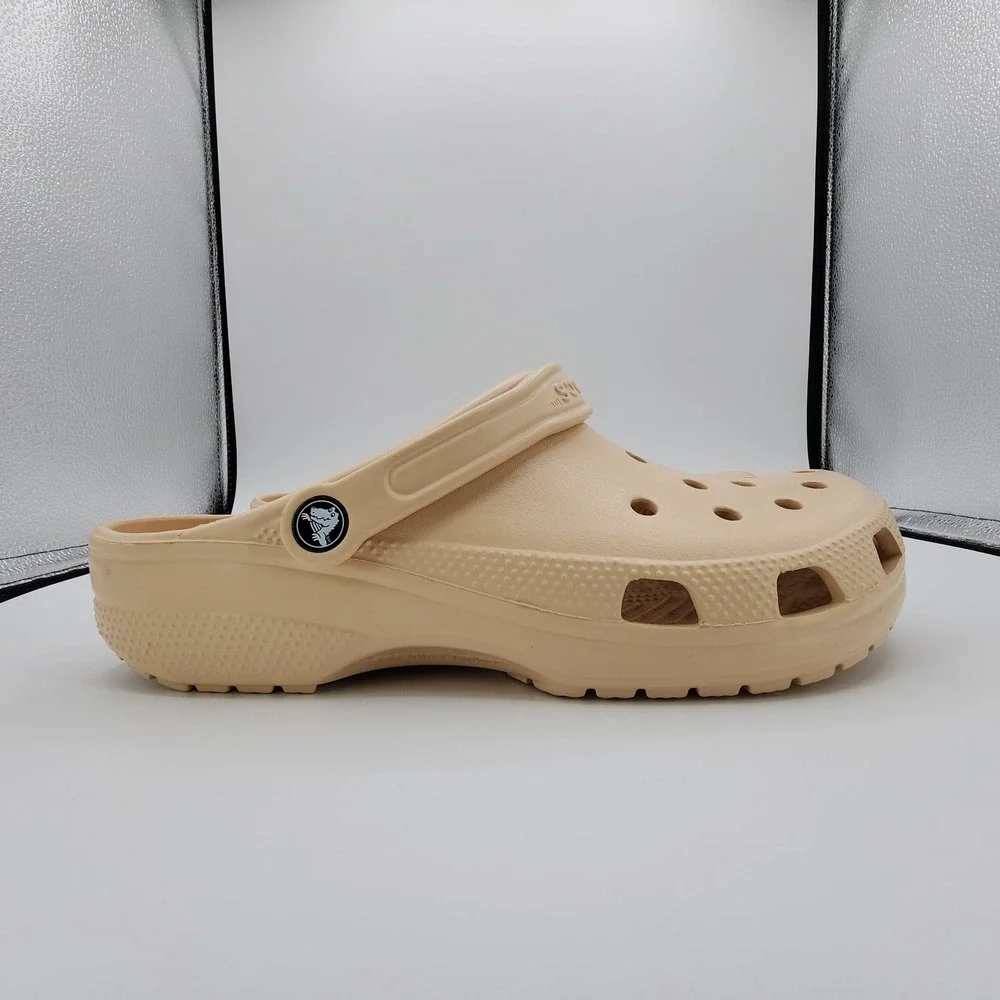 Crocs Classic Clogs Mens 10 Womens 12‎ Shitake Sprite Tan Beige NEW w/ Tag Crocs Classic Clogs Mens 10 Womens 12‎ Shitake Sprite Tan  main image 3